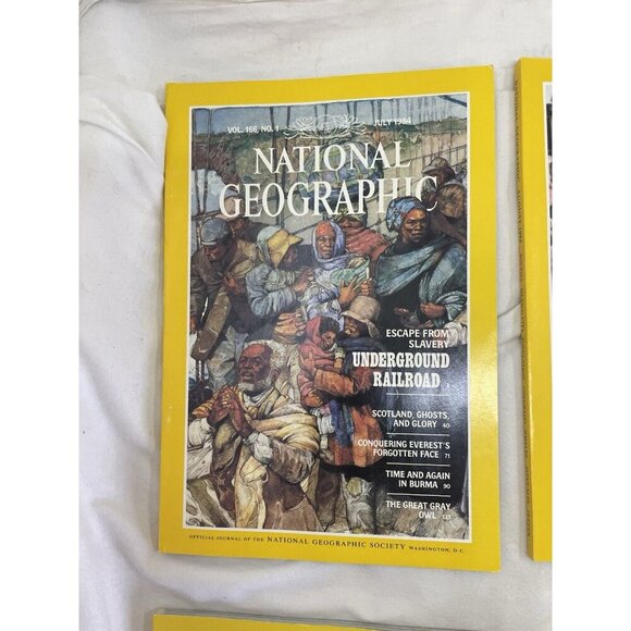 Nat Geo Lot Jul–Dec 1984 w/ Slipcover | Culture, Travel, Geography - Picture 13 of 16